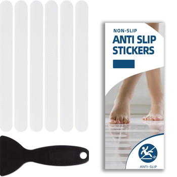 PEVA vannitoa libisemiskindlad lindid, isekleepuvad, karbis 12 tk koos kraapijaga, niiskete pindade jaoks; PEVA alusmaterjal, survele liimiga süsteem, -20 kuni 80°C