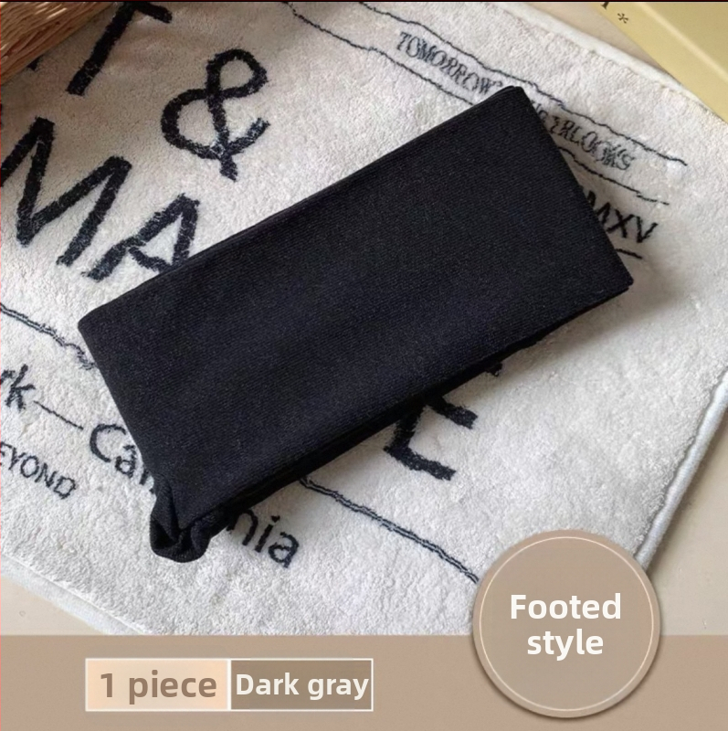 Kašmiirist termilised sukkpüksid, paksud, kõrge vöökoht kõhtu kontrolliks, ribot tekstuuriga