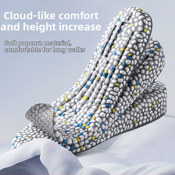 TPU sportlik sisetald kõrguse tõstmiseks, 3A antibakteriaalne/deodorant, hingav, löögisummutav, EU suurused 35–46