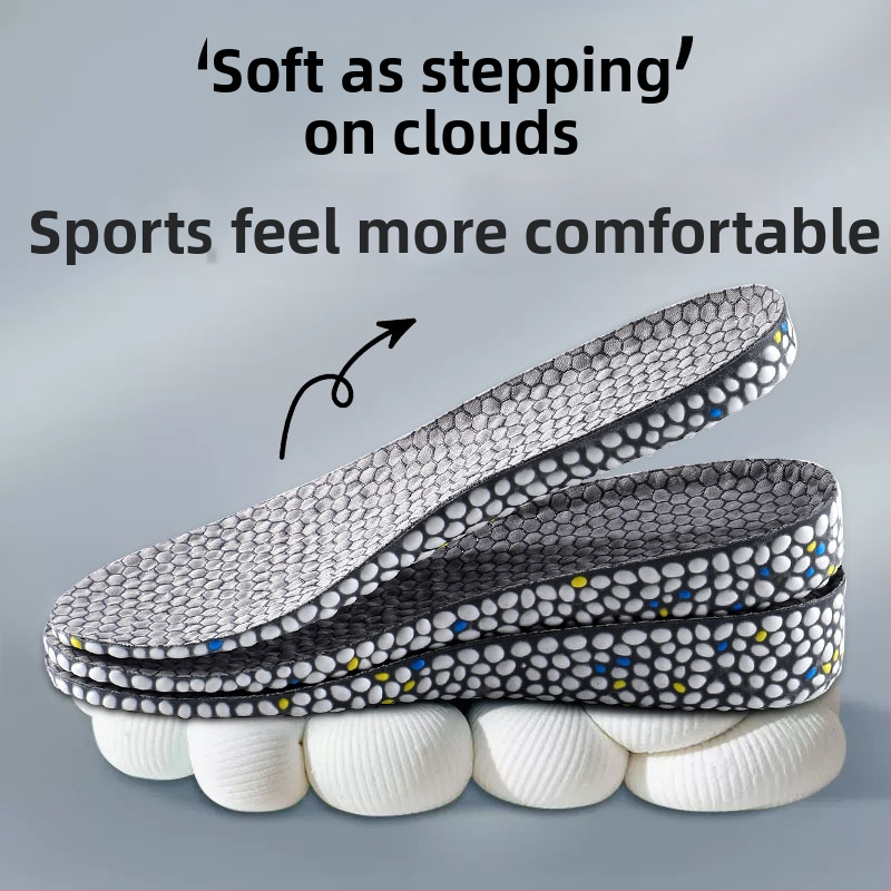 TPU sportlik sisetald kõrguse tõstmiseks, 3A antibakteriaalne/deodorant, hingav, löögisummutav, EU suurused 35–46