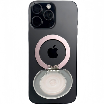 XUNHAO Snap-on mágneses telefon-tartó gyűrűvel, 360° forgás – asztali tartó, modell Xh2025-09, iPhone 12–17, műanyag