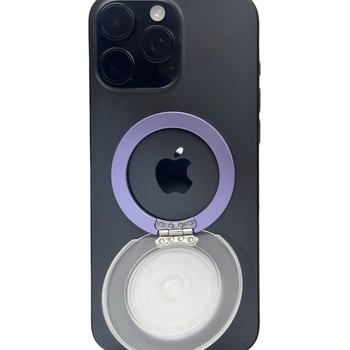 XUNHAO Snap-on mágneses telefon-tartó gyűrűvel, 360° forgás – asztali tartó, modell Xh2025-09, iPhone 12–17, műanyag