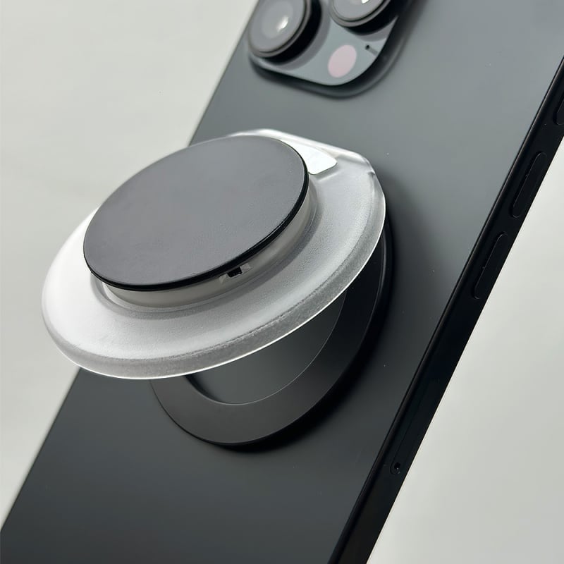 XUNHAO Snap-on μαγνητικός δαχτυλίδι-στήριγμα τηλεφώνου με 360° περιστροφή – επιτραπέζιο στήριγμα, μοντέλο Xh2025-09, για iPhone 12–17, πλαστικό