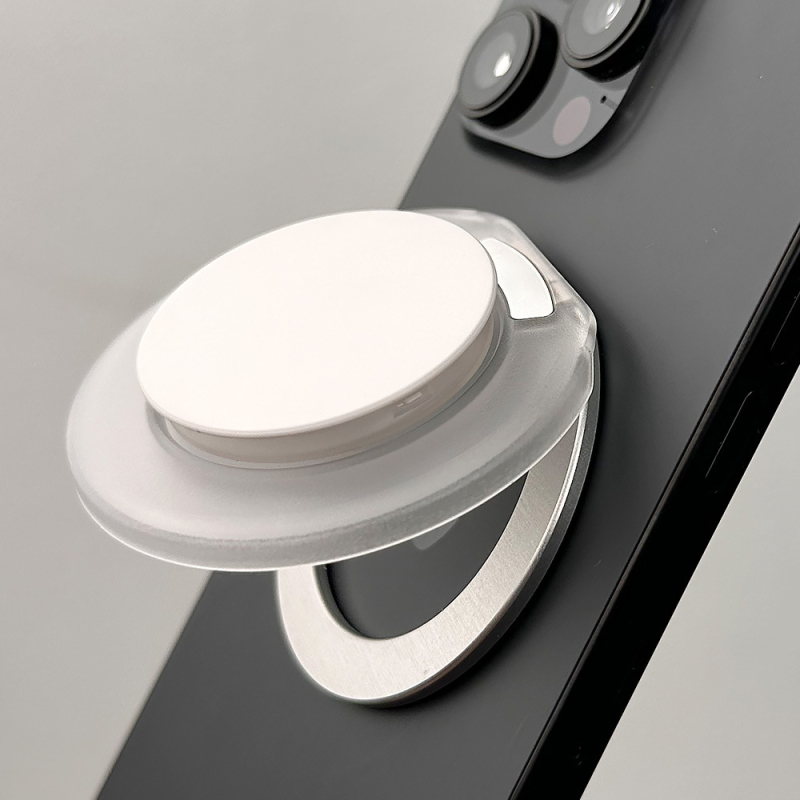 XUNHAO Snap-on mágneses telefon-tartó gyűrűvel, 360° forgás – asztali tartó, modell Xh2025-09, iPhone 12–17, műanyag