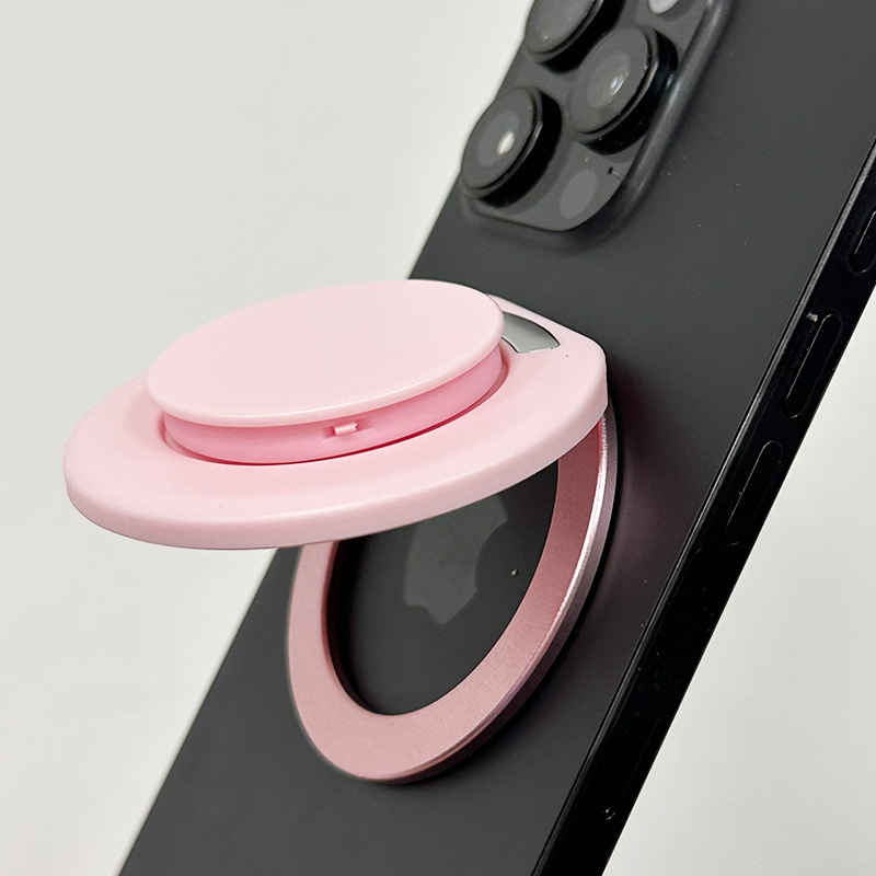 XUNHAO Snap-on mágneses telefon-tartó gyűrűvel, 360° forgás – asztali tartó, modell Xh2025-09, iPhone 12–17, műanyag