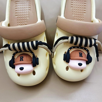 Crocs-stiilis sandaalid kinnitusega, Xingzhiylz bränd, kogu aasta kasutamiseks