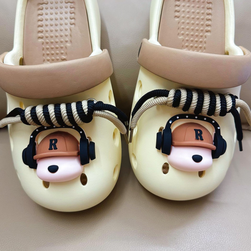 Crocs-stiilis sandaalid kinnitusega, Xingzhiylz bränd, kogu aasta kasutamiseks