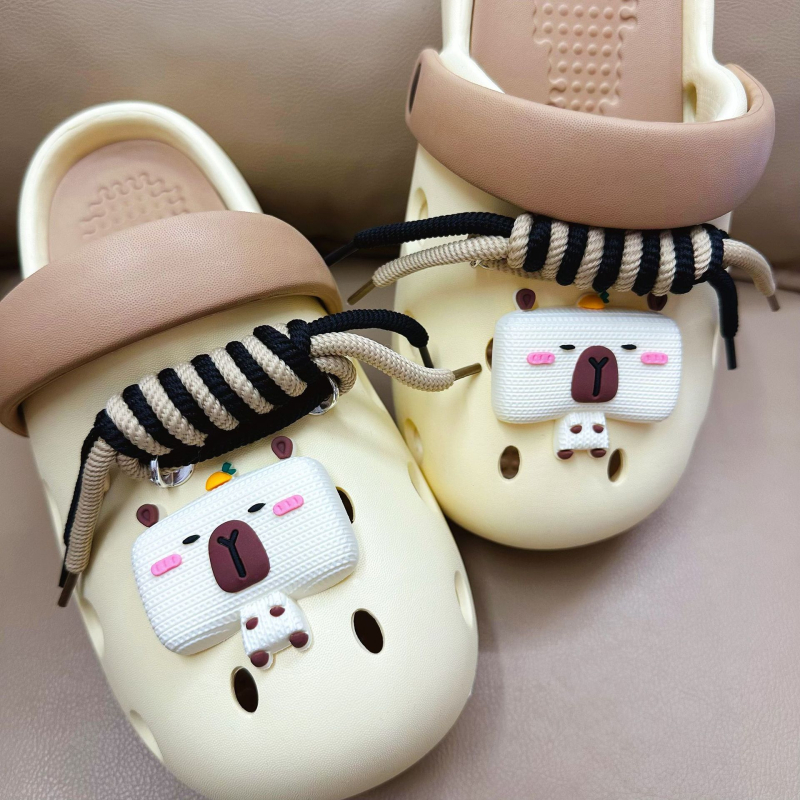 Crocs-stiilis sandaalid kinnitusega, Xingzhiylz bränd, kogu aasta kasutamiseks