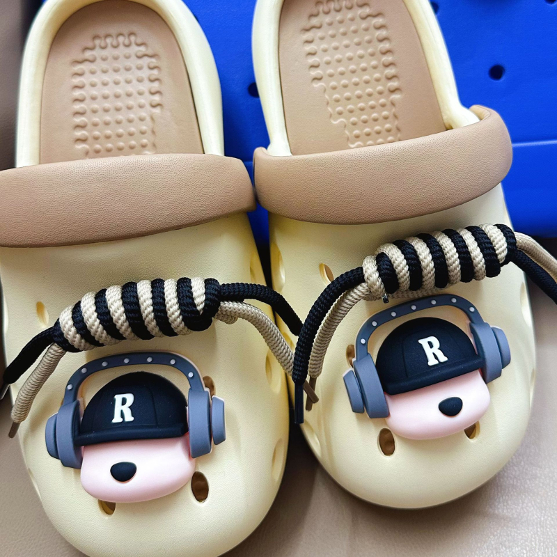 Crocs-stiilis sandaalid kinnitusega, Xingzhiylz bränd, kogu aasta kasutamiseks