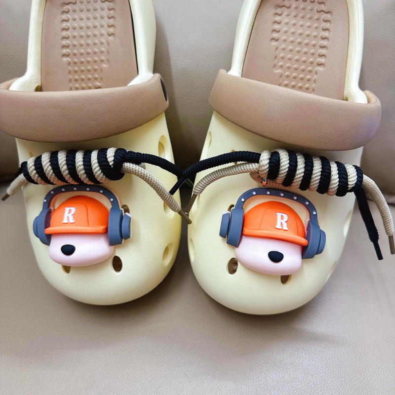 Crocs-stiilis sandaalid kinnitusega, Xingzhiylz bränd, kogu aasta kasutamiseks