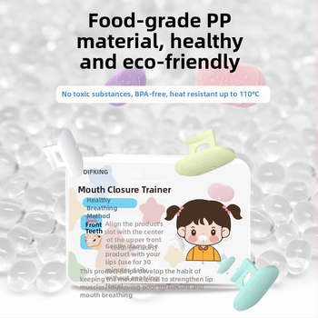 Huulelihaste treener suukaudse hingamise korrigeerimiseks – anti-snoring seade, täiskasvanutele, PP-materjal, kohandamiseta, adenoidses hüpertroofia kontekstis