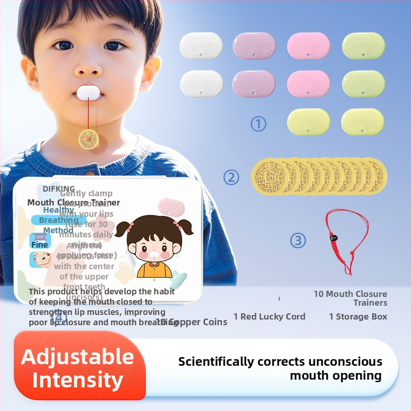 Huulelihaste treener suukaudse hingamise korrigeerimiseks – anti-snoring seade, täiskasvanutele, PP-materjal, kohandamiseta, adenoidses hüpertroofia kontekstis