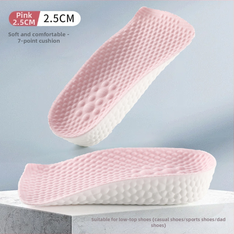 Aukštinantis įdėklas batams su septyniais taškais pagalvėle ir arka palaikymu, pusė įdėklo, PU ir audinys, unisex