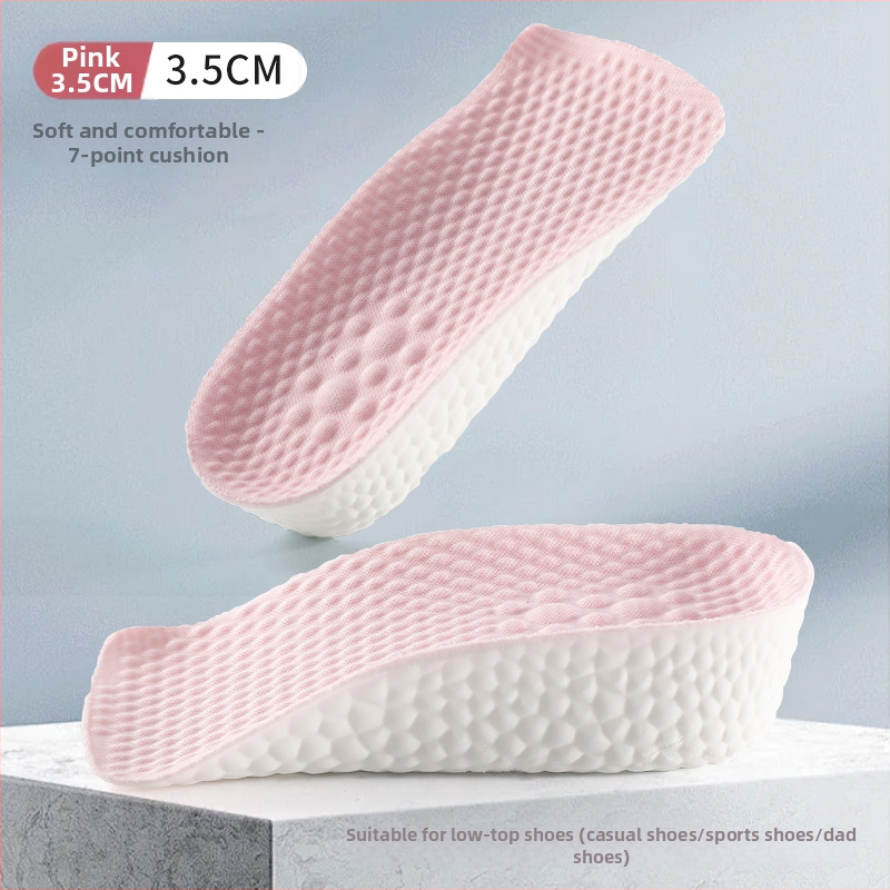 Aukštinantis įdėklas batams su septyniais taškais pagalvėle ir arka palaikymu, pusė įdėklo, PU ir audinys, unisex