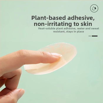 Silicone niplių pleistrai su nėriniais, be žymų, ploni, apvalūs, seksualūs