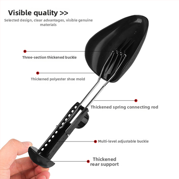 Reguliuojamas plastikinės batų tempiamasis (vyrai ir moterims; tinkamas sportbačiams, odiniams batams, sandaloms ir kasdieniams batams; tinkama visoms sezonoms)