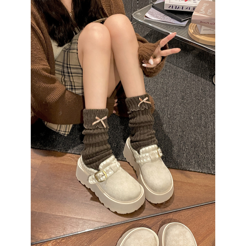 Sandale slip-on în stil Birkenstock pentru femei, design retro, partea superioară din PU artificial, căptușeală interioară din pluș artificial scurt, talpă din cauciuc, grosimea talpei 0-3 cm