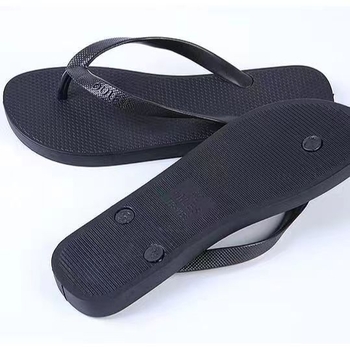 Dospelé plážové žabky, protišmykové, ľahké, horný materiál PVC, podrážka PVC, vnútorná PU, podrážka vstrekovaná, plochá podrážka