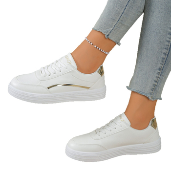 Naiste spordijalatsid, sünteetilise nahaga ülemine, kummist tald, anti-slip