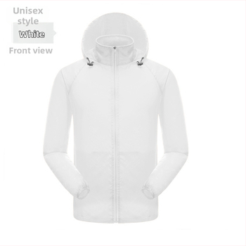 Външно качулесто яке за слънцезащита, леко бързосъхнещо нейлоново ветровка за риболов и колоездене