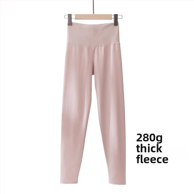 Női All-in-One pamut termosz nadrág, magas derék, 95% pamut + 5% elasztán bélés, kilencpontos hossz, nagy rugalmasság
