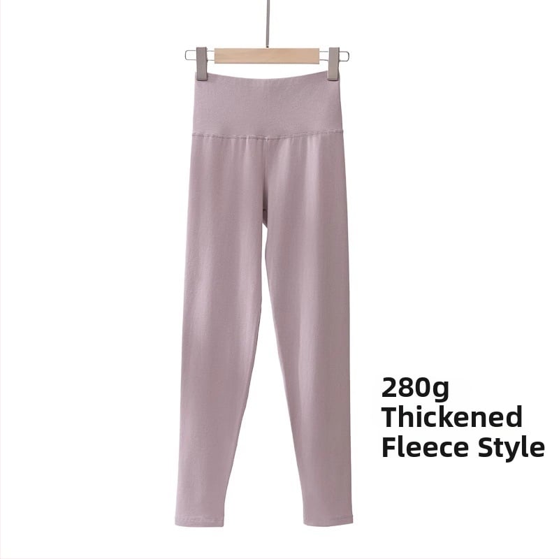 Női All-in-One pamut termosz nadrág, magas derék, 95% pamut + 5% elasztán bélés, kilencpontos hossz, nagy rugalmasság