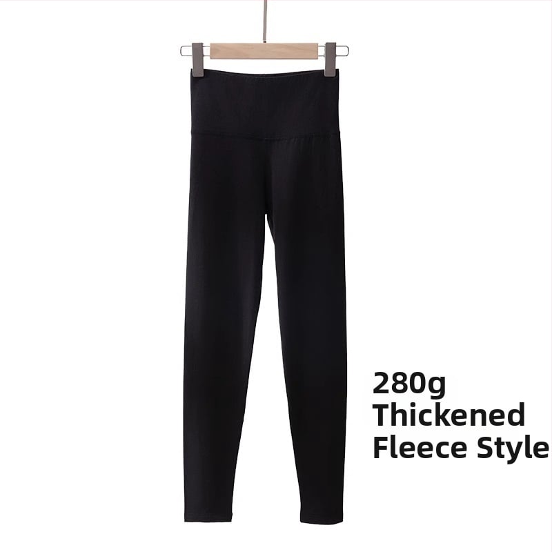 Női All-in-One pamut termosz nadrág, magas derék, 95% pamut + 5% elasztán bélés, kilencpontos hossz, nagy rugalmasság