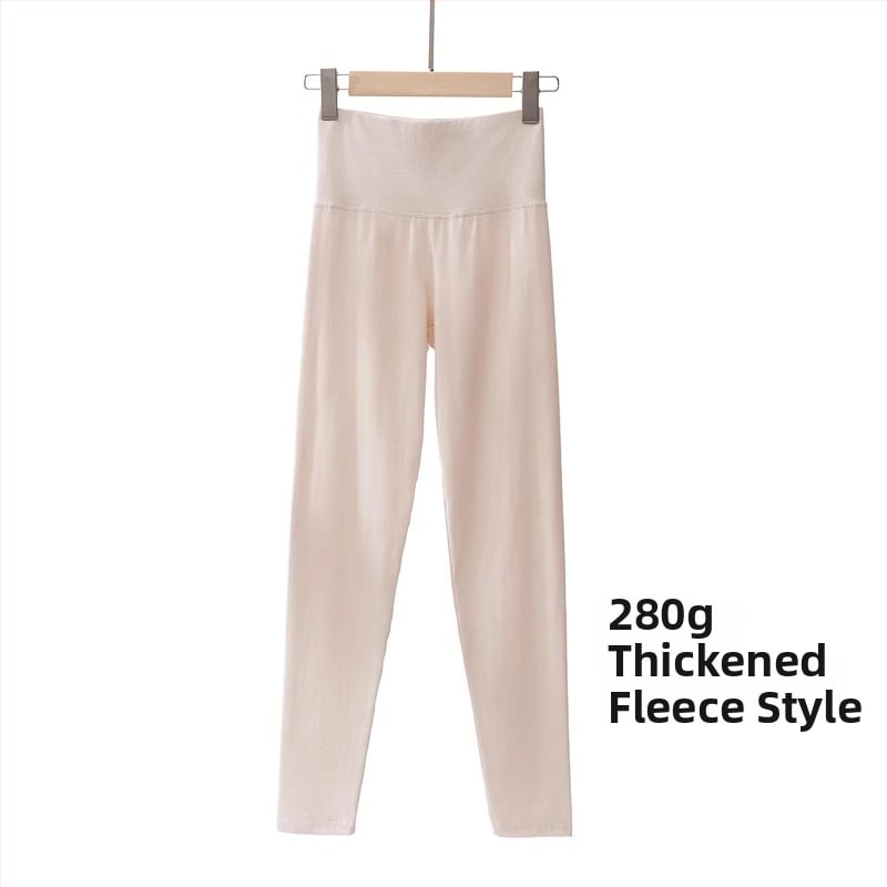 Női All-in-One pamut termosz nadrág, magas derék, 95% pamut + 5% elasztán bélés, kilencpontos hossz, nagy rugalmasság