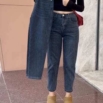 Magas derekú farmernadrág, vast denim, mikroelasztikusság, széles szabású fazon