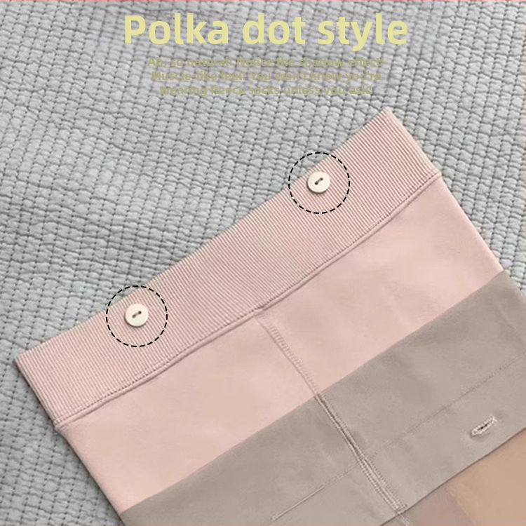 Kétrétegű harisnya levehető leggings-szel nőknek — nejlon, farizmok emelése, láthatatlan hatás, vastagított