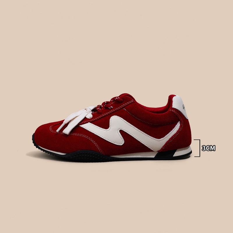 Naiste igapäevased spordijalatsid, Leisure ja Saksa armee treener stiil; ülaosa: Super fiber; tald: kumm; kinnitamine: lace-up; kontsa kõrgus: 3-5 cm