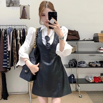 Costum two-piece pentru femei, fustă, mâneci lungi, croială tridimensională, toamnă 2025, poliester 95%+