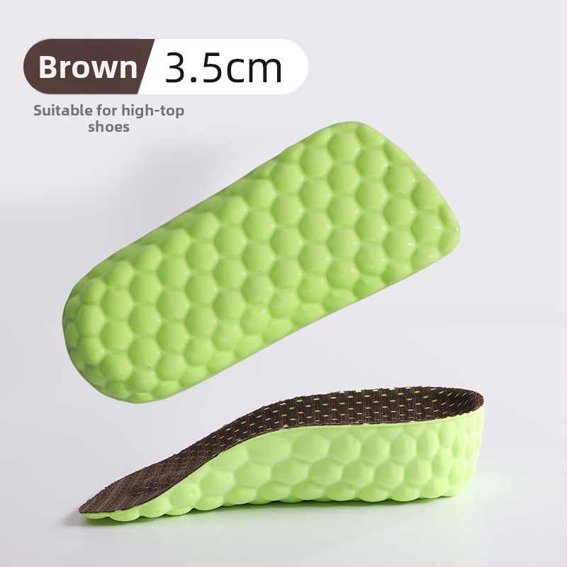 Masažo pakylėjimo įdėklas vyrams ir moterims, nematoma pusė kilstelėto įdėklo, arkos palaikymas, kvėpuojantis PU, vidinis aukštis 1.5/2.5/3.5 cm