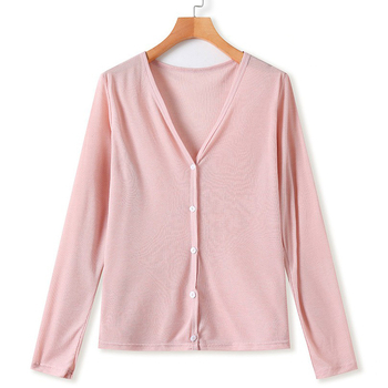 Moterų Lyocell saulės apsaugos kardiganas UPF50+ – laisvas kirpimas, ilgomis rankovėmis, plonas audinys, vasara 2025