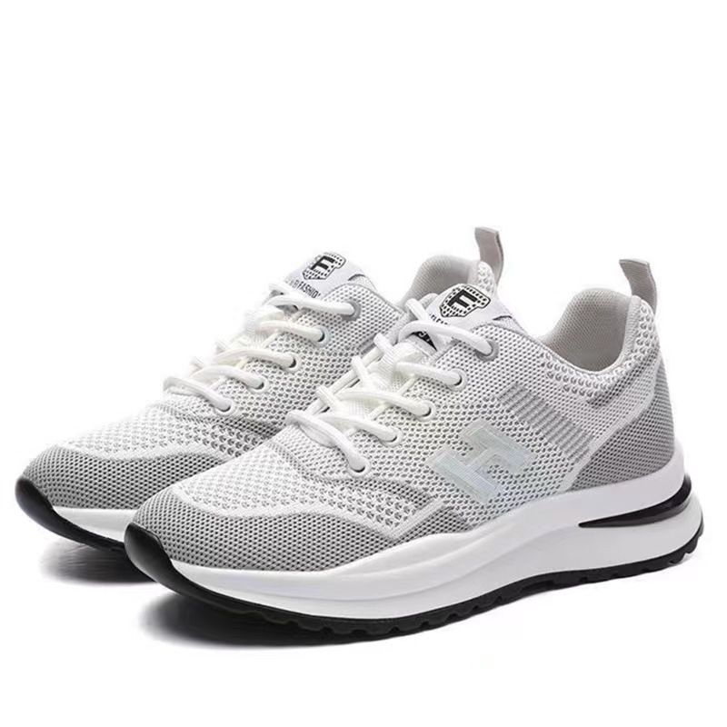 Női mindennapi cipő kerek orrú, fly-knit felsőrész, elülső fűzővel, légáteresztő, alacsony lapos sarok