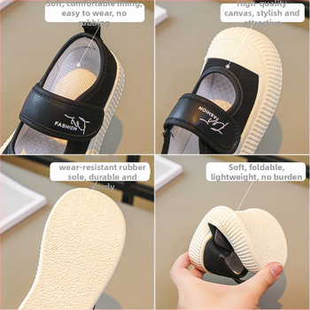 Unisex vaikų sportbačiai su Korėjos stiliumi su žemu viršumiu, EVA viršutinė dalis, kvėpuojantys, Velcro užsegimas, gumos padas – pavasaris–vasara–ruduo