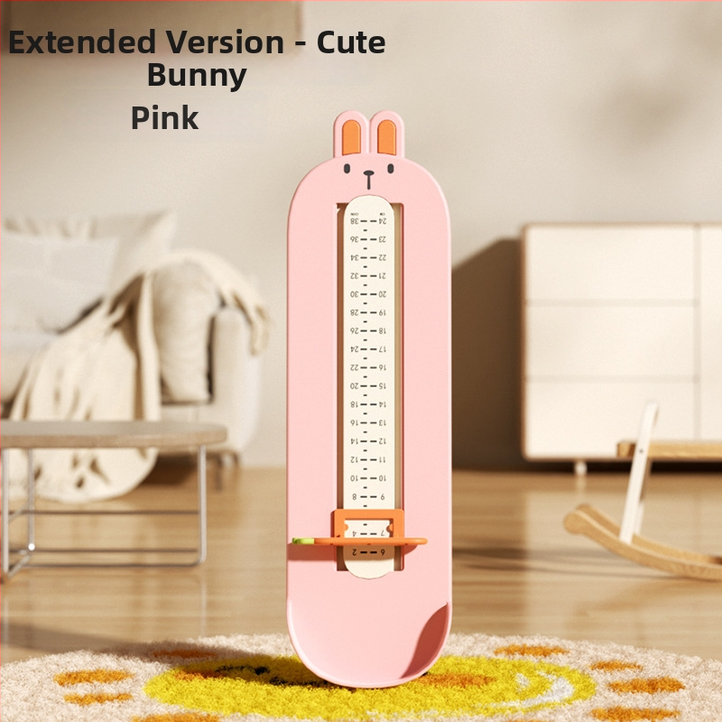 Kūdikio ir vaiko pėdos ilgio matavimo prietaisas, ABS plastikas, modelis 125-2, 24 cm ilgis, tinka sportbačiams, batams ir sandalėms