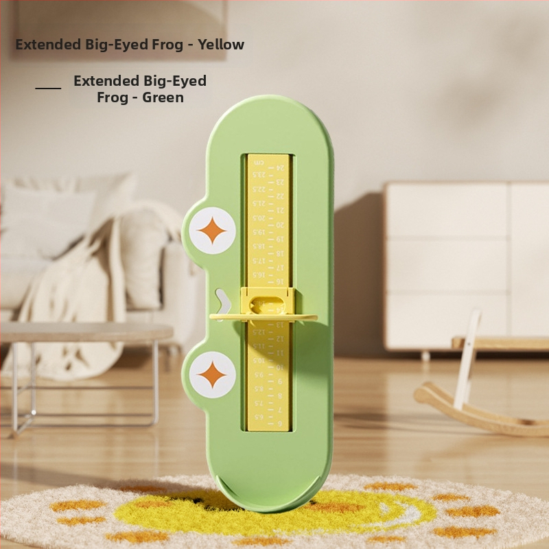 Kūdikio ir vaiko pėdos ilgio matavimo prietaisas, ABS plastikas, modelis 125-2, 24 cm ilgis, tinka sportbačiams, batams ir sandalėms