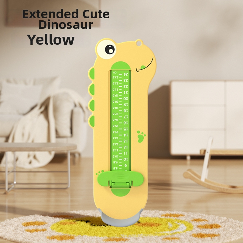 Kūdikio ir vaiko pėdos ilgio matavimo prietaisas, ABS plastikas, modelis 125-2, 24 cm ilgis, tinka sportbačiams, batams ir sandalėms