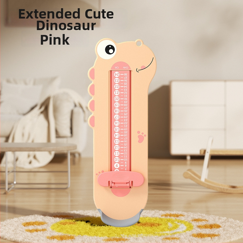 Kūdikio ir vaiko pėdos ilgio matavimo prietaisas, ABS plastikas, modelis 125-2, 24 cm ilgis, tinka sportbačiams, batams ir sandalėms