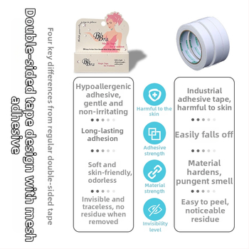 Mimanfen ultra plonas medvilninis kaklo pleistras — be pėdsakų, kvėpuojantis, nematomas, prakaitą mažinantis, neslystantis