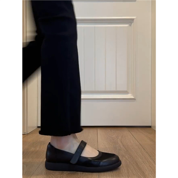 Mary Jane cipele, retro stil, okrugla špička, Velcro kopča, niski pet 1-3 cm