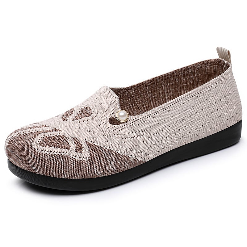 Női vászon slip-on cipő, mindennapi viseletre, légáteresztő, kerek orrú, alacsony profilú, puha PU talp