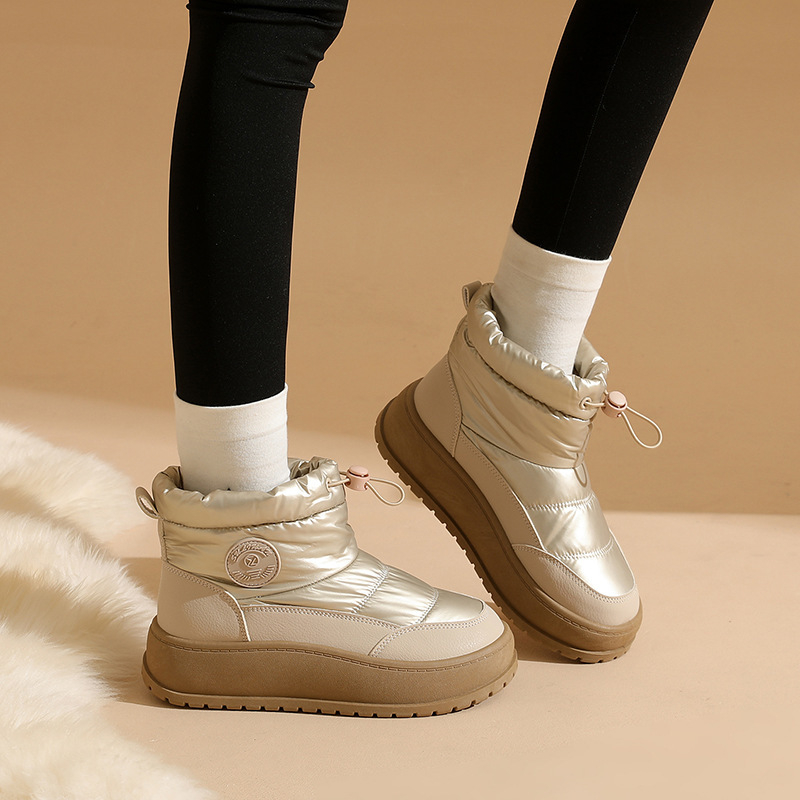 Naiste lumemütsid lumesaapad - veekindlad, libisemiskindlad, fleece vooder, kõrge varv, kummist tald