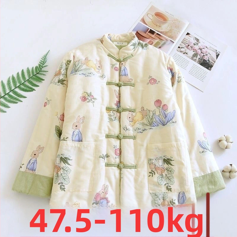 Šilko-pamuko audinio paltas su geometriniu raštu, apvalus kaklas, ilgos rankovės, stores audinys, vienos eilės sagos