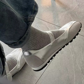 Női Mary Jane cipő, koreai stílus, négyszögletes orr, felső rész mikro szálas bőr, Velcro-zárás