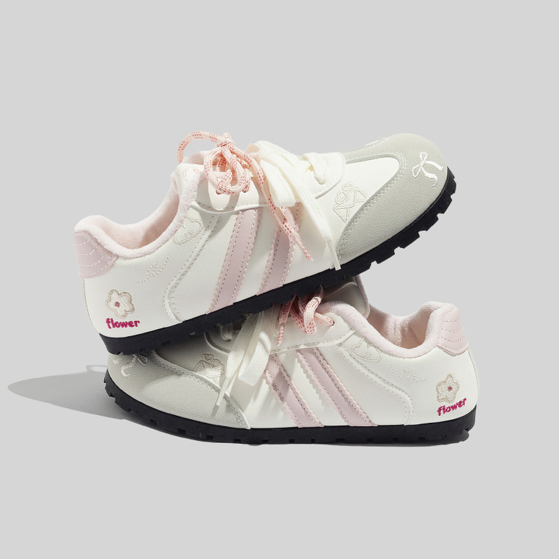 Igapäevased skateboard kingad ümmarguse varba, mikrokiud ülemine, kummist tald, madal profiil, platvormtald