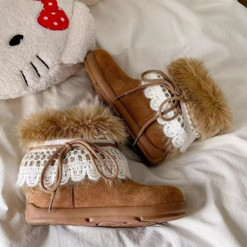 Női téli hócsizma - velúr felsőrész, belső műszőr, gumitalp, rövid szár, csúszózárás