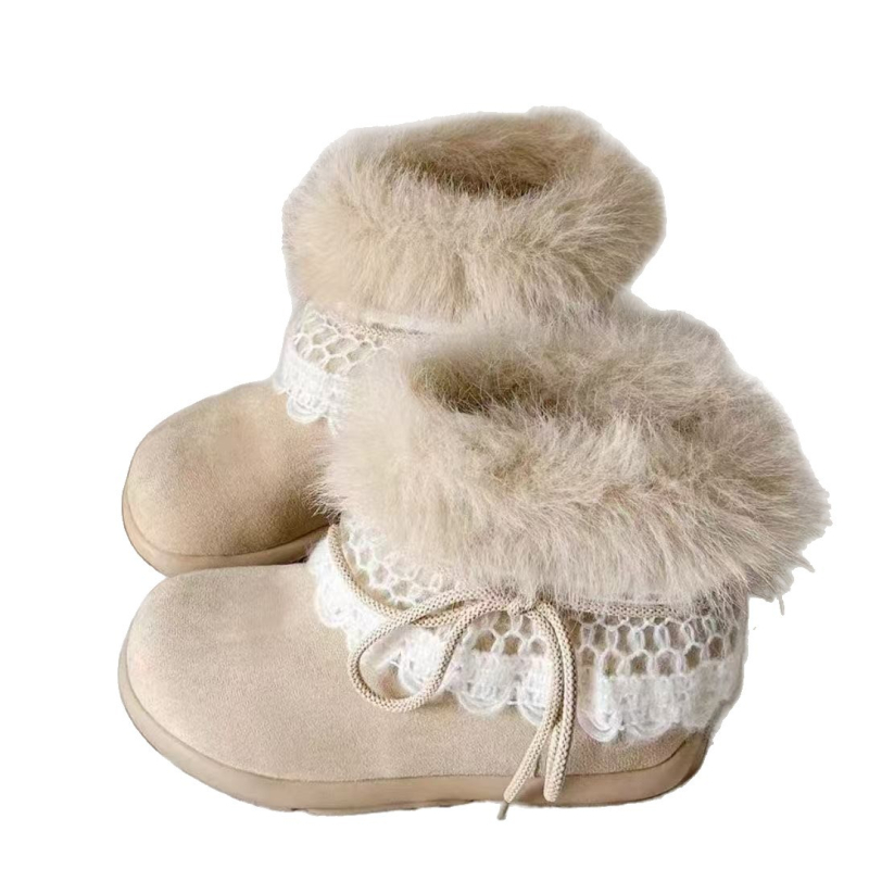 Női téli hócsizma - velúr felsőrész, belső műszőr, gumitalp, rövid szár, csúszózárás