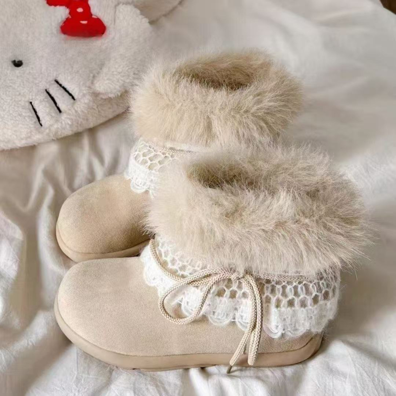 Női téli hócsizma - velúr felsőrész, belső műszőr, gumitalp, rövid szár, csúszózárás